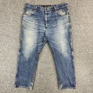 Wrangler 10FR31MWZ FR Jeans Relaxed Fit CAT2 Denim Blue Mens 40x30